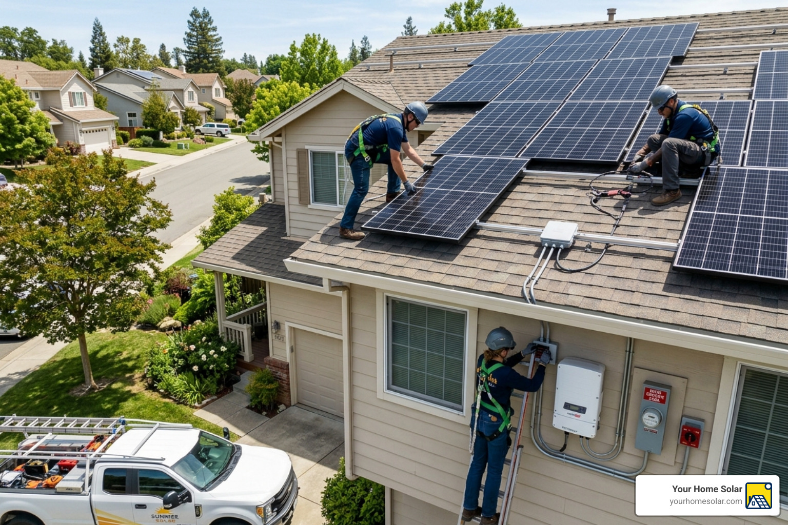 the-ultimate-guide-to-residential-solar-installation-from-panels-to-power-image solar energy installation for home